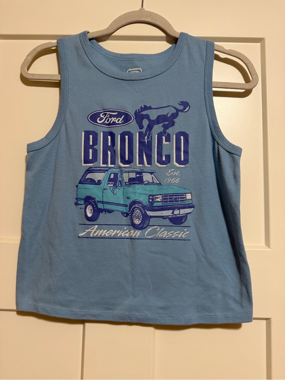 Ford Bronco Blue Tank Top - American Classic